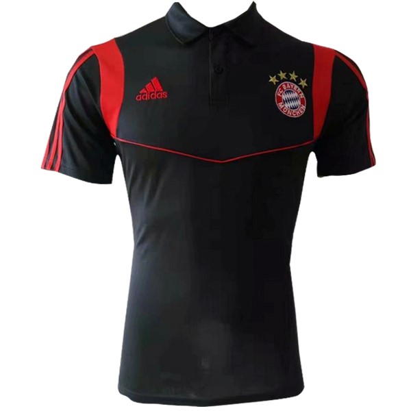 Polo Bayern Munich 2019 2020 Negro Rojo